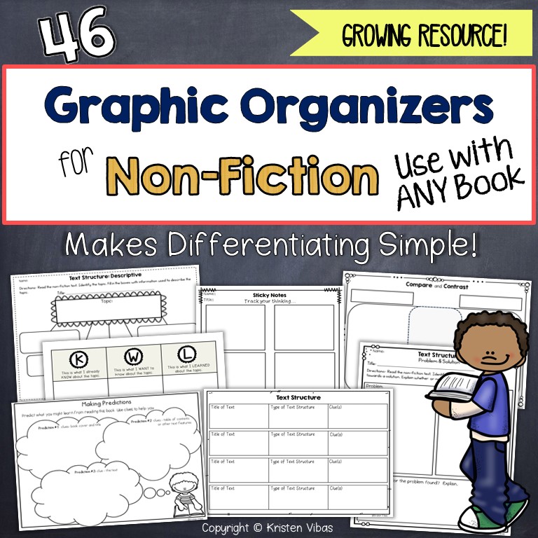 Graphic Organizers Make Differentiating Simple! | A Walk in the Chalk