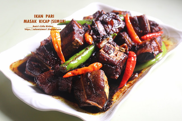 Ikan Pari Masak Kicap (Semur)