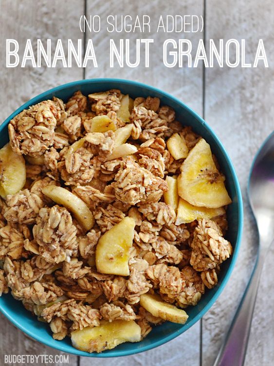 NO SUGAR ADDED BANANA NUT GRANOLA The Best Recipes