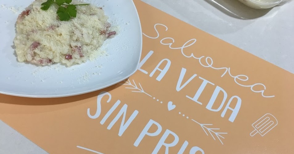 Entre salsas y guisos Risotto a la carbonara