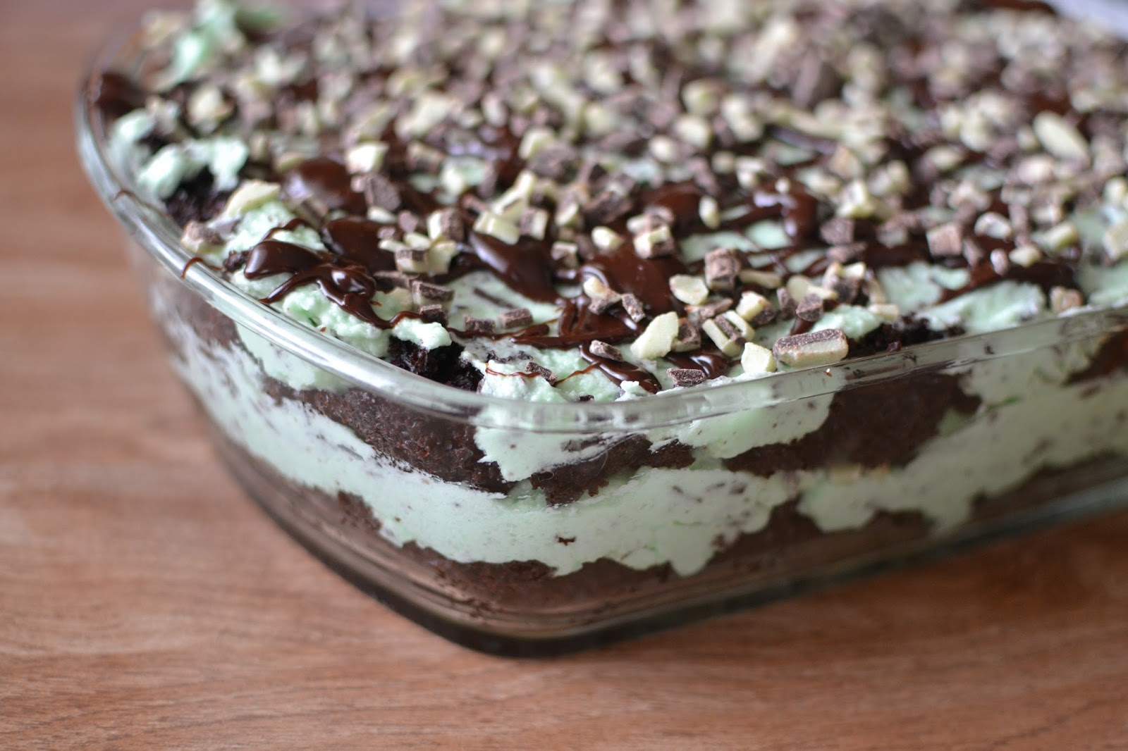 Miranda's Recipes Mint Brownie Trifle