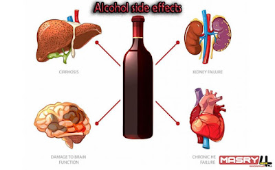 ما هي اضرار الخمر على الجسم و أعضائه Alcohol side effects