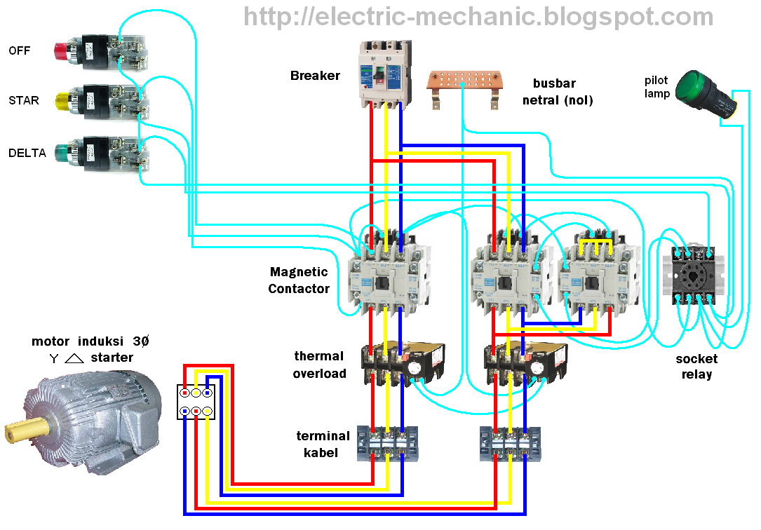 Rangkaian Star Delta Auto Manual