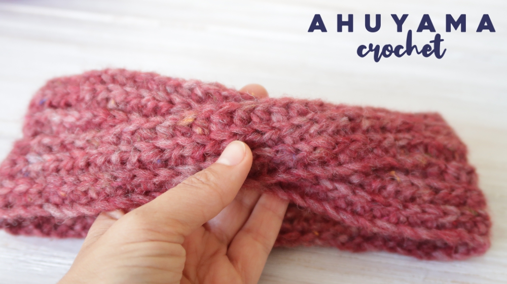 DIADEMA O TURBANTE CRUZADO CROCHET - Ahuyama