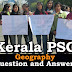 Kerala PSC Geography Question and Answers - 22