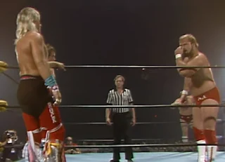 NWA Great American Bash 1986 (Greensboro, July 26th) - Arn Anderson taunts Ricky Morton