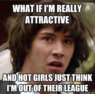 What if I Am Really Attractive, funny meme motivational picture
