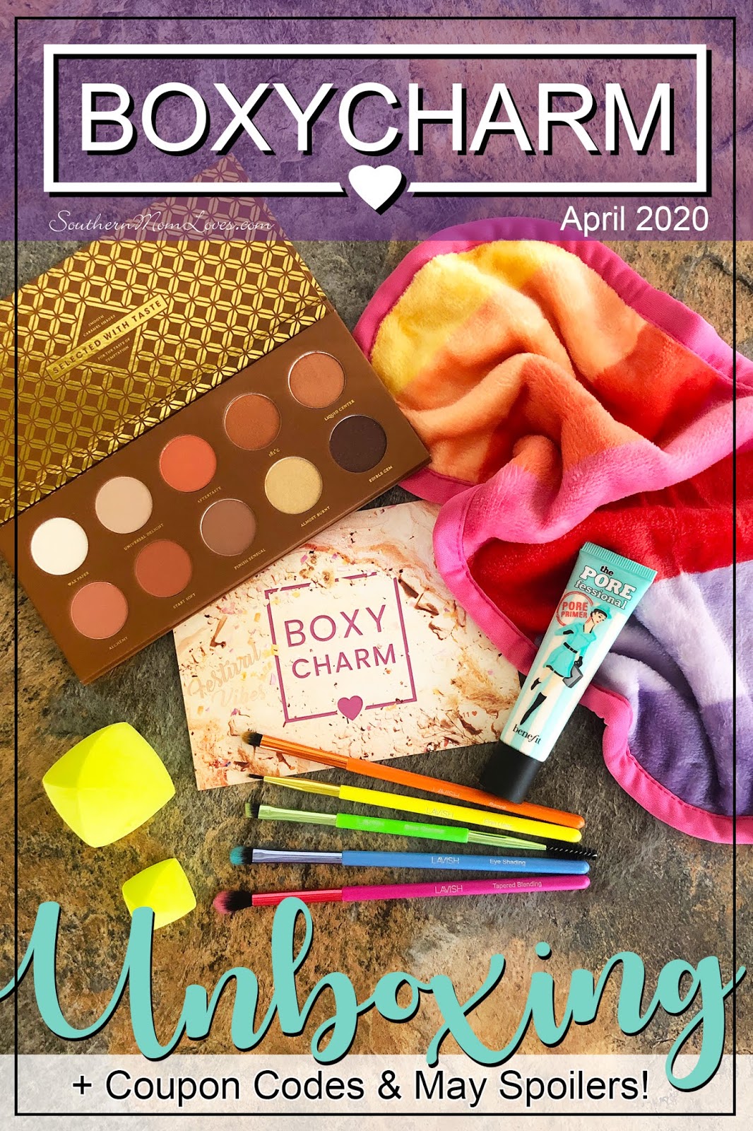 Southern Mom Loves BoxyCharm April 2020 Unboxing + Coupon Codes & May