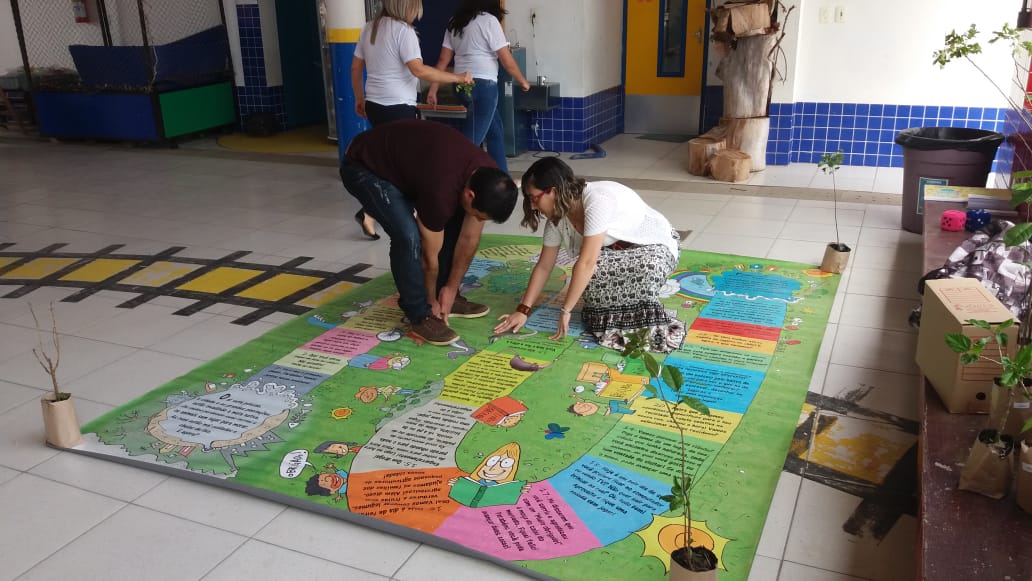 Jogo de tabuleiro de Educação Ambiental Trilha do Planeta