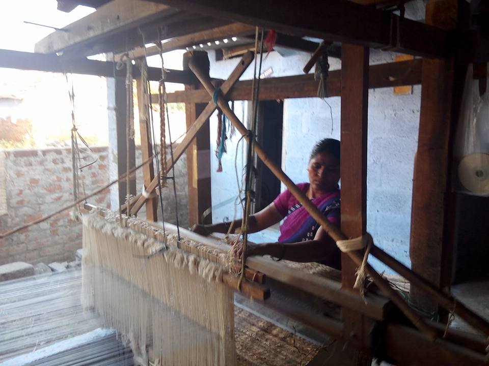 Eco Green Unit Banana fibre mat weaving