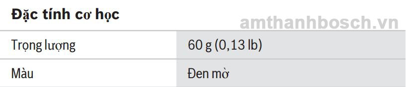 Kẹp micrô Bosch LBC 1215/01