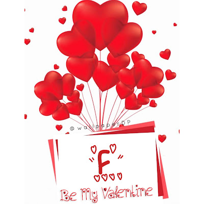 Be my valentine love alphabets Letter Dpz for Facebook and WhatsApp