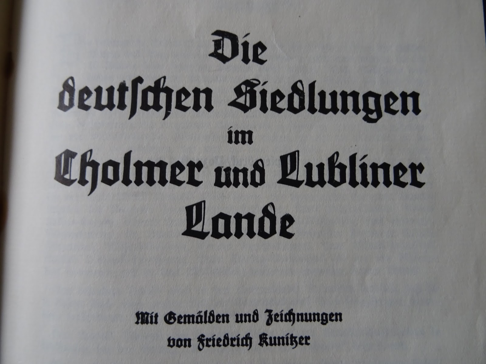 Deutsche Kolonisten in Osteuropa Kolonie Cichostow, Gem. Milanow, Woj