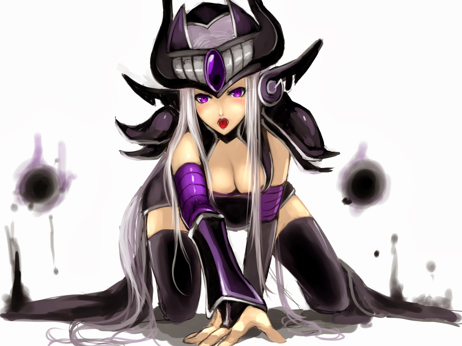 Syndra LOL Wallpaper. 