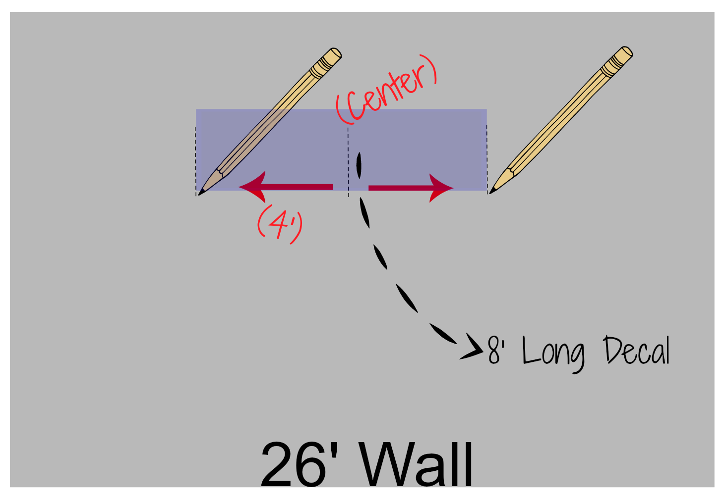 How to Hang Large Vinyl Wall Decals Silhouette School
