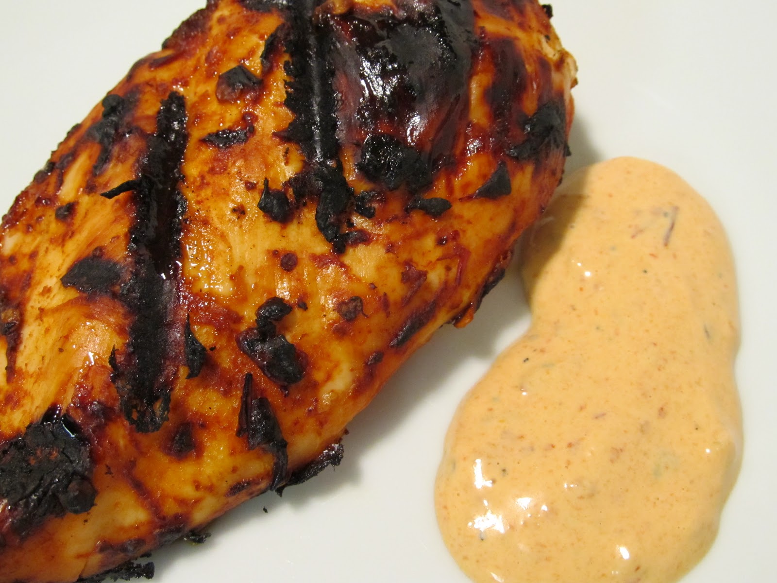 Jenn's Food Journey Chipotle Grilled Chicken with Roasted Garlic and Chipotle Aioli