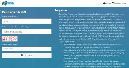 Panduan Dan Cara Cek Nisn Siswa Di Https Nisn Data Kemdikbud Go Id Terbaru Pendidikanterkini