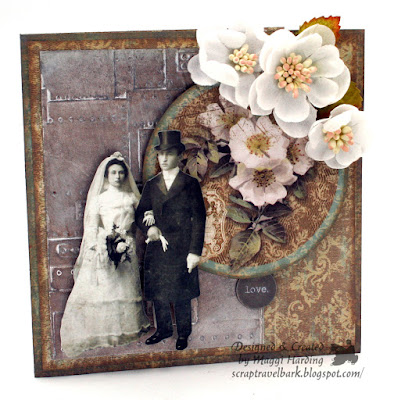 3D Texture Fades Embossing Folder, Foundry, Stamperia Precious, The Funkie Junkie Boutique, tutorial, Maggi Harding