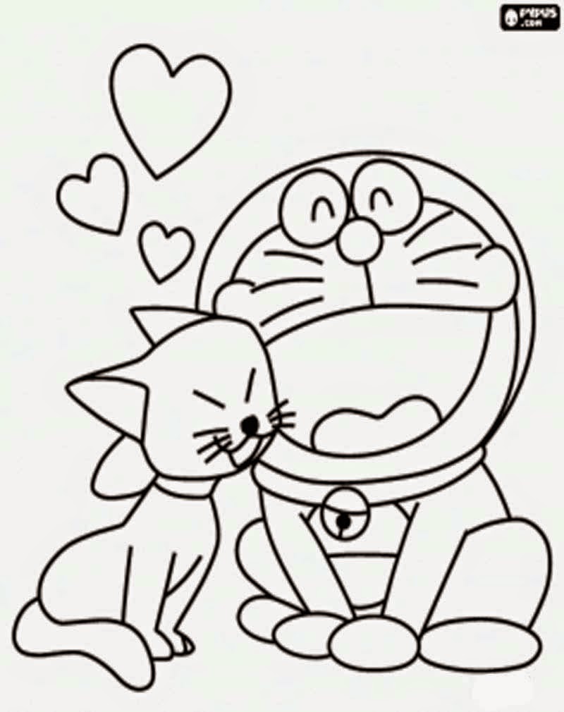 Doraemon Characters Coloring Pages