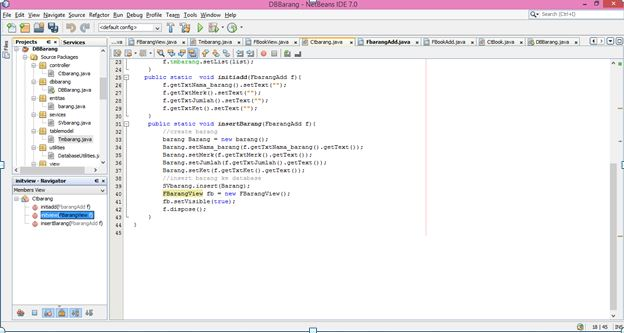 Sorce code invetaris barang netbean Sorce code invetaris barang netbean