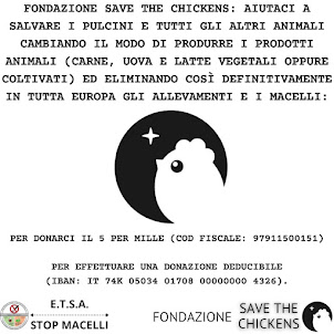 END THE SLAUGHTER AGE e FONDAZIONE SAVE THE CHICKENS