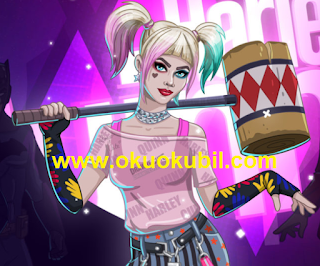 Harley Quinn Çizmek İçin  Fortnite Bölüm 2-Boyama Sayfası İle Çizim Öğren