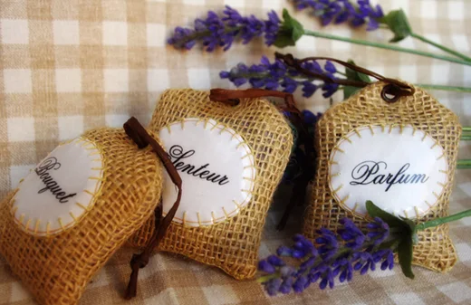 dried french lavender sachets  by Chez Violette
