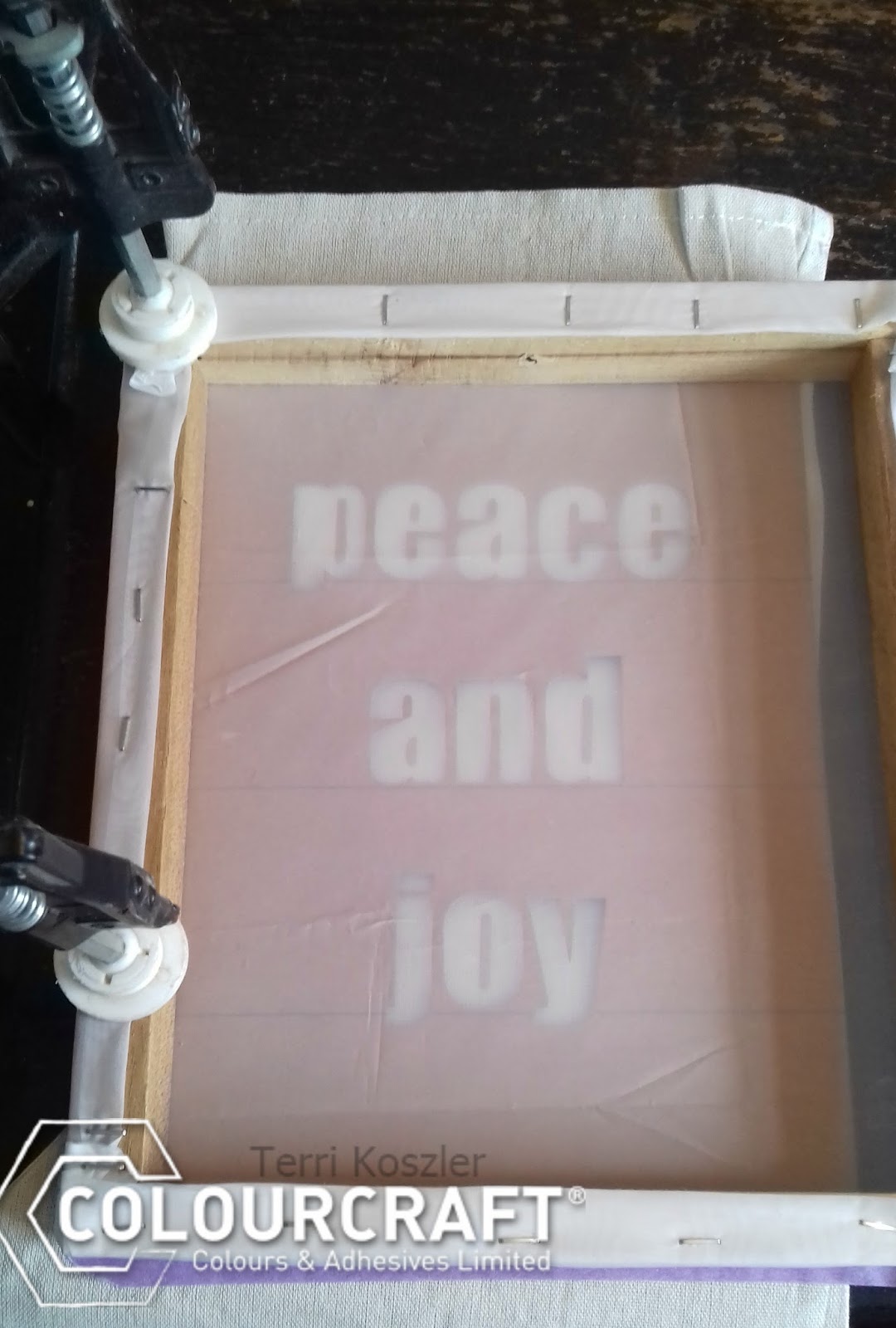 ColourCraft Screen Printing How to make your own screen and frame by