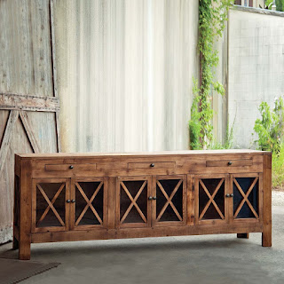 Modern Farmhouse reclaimed wood sideboard