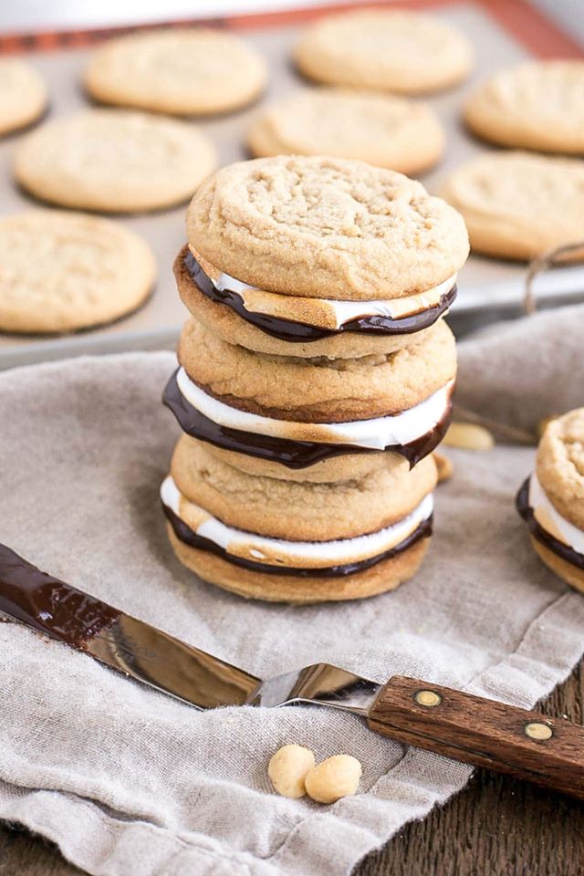PEANUT BUTTER S’MORES COOKIES