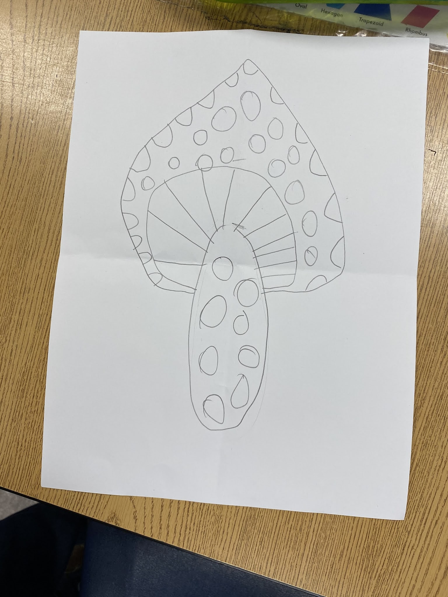Mrs. Harris' art room Yayoi Kusama kindergarten mushrooms art lesson