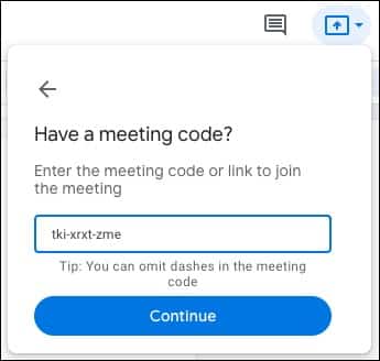 طريقة عرض ملفات جوجل درايف مباشرةً في Meet