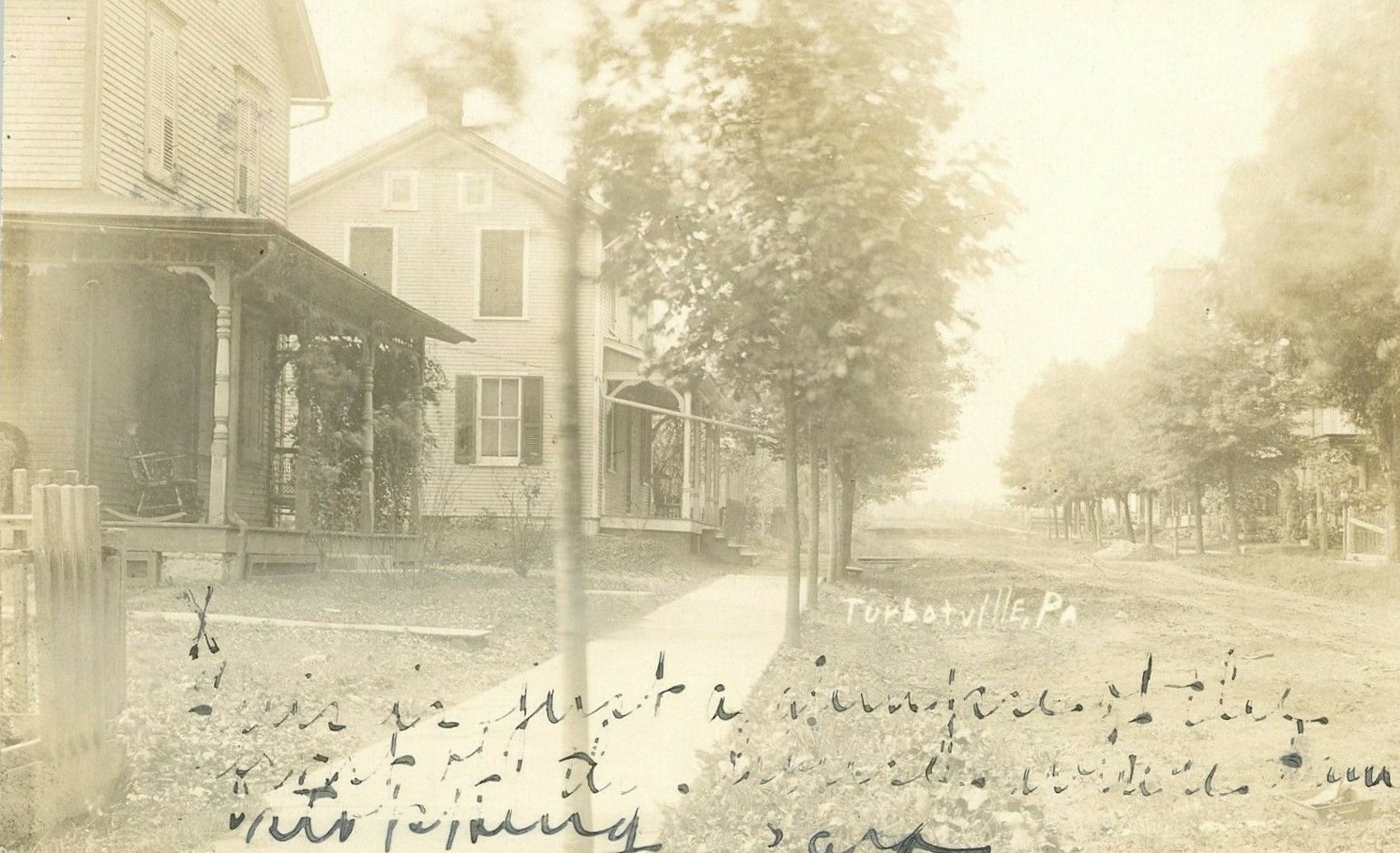 Valley Girl Views Turbotville PA in Old Postcards