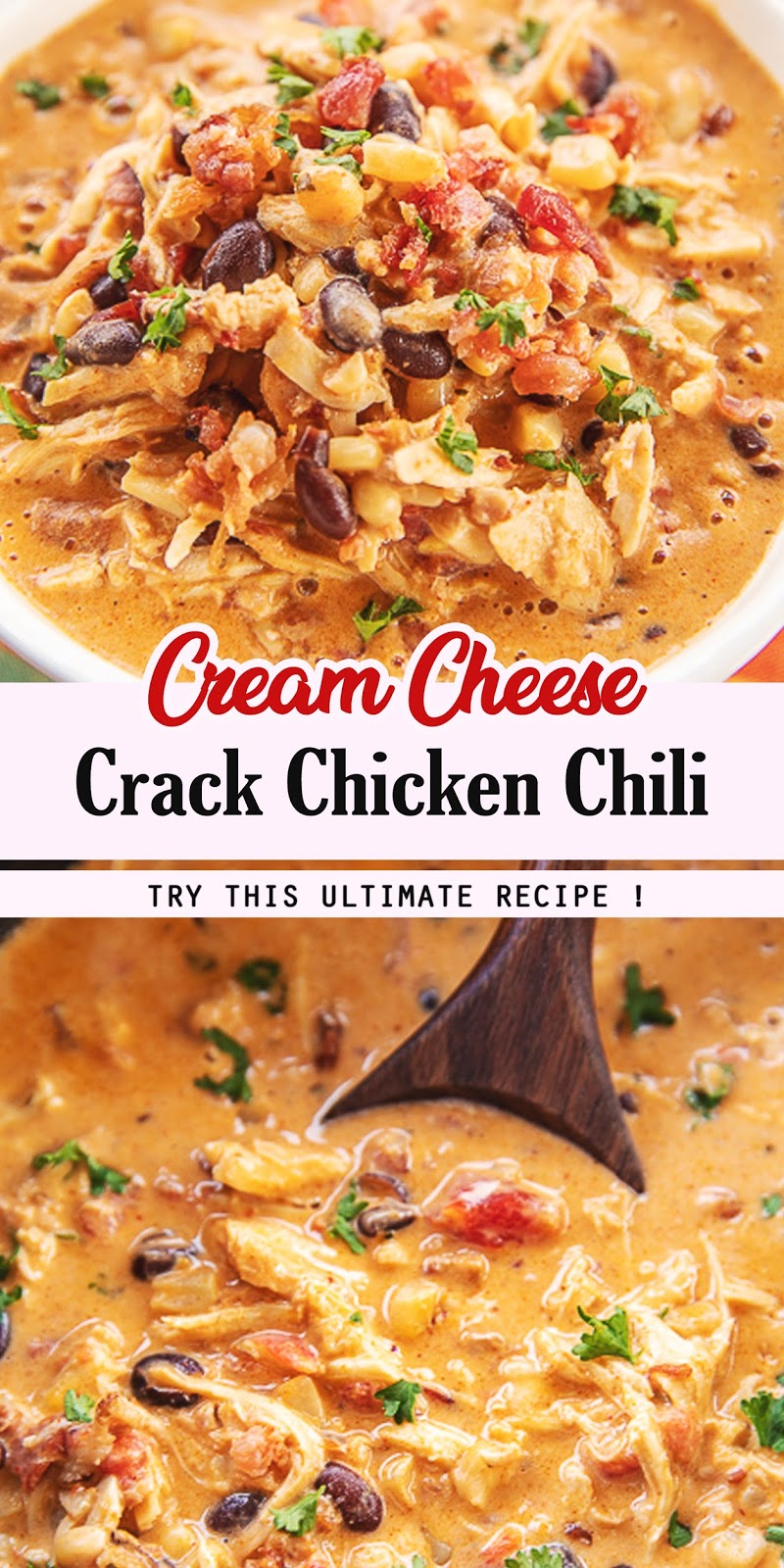 CREAM CHEESE CRACK CHICKEN CHILI 3 SECONDS