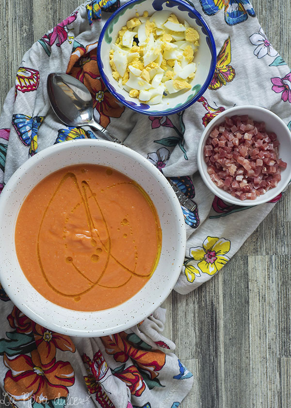 Salmorejo cordobés, receta original