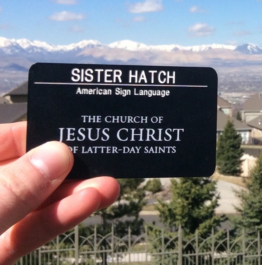 Sister Hatch - Full-time Missionary