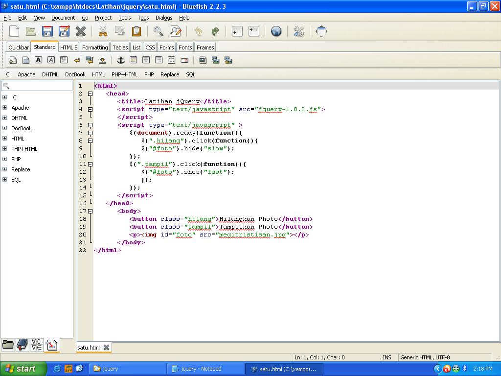 Знаков линк в вордпресс. Sinvr. Код в notepad++. Скрыть код. Subversion интерфейс.