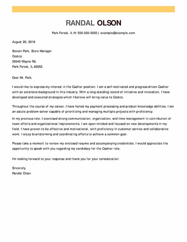 Cover Letter Salutations Resume - How To Write A Cover Letter That Lands The Job Livecareer