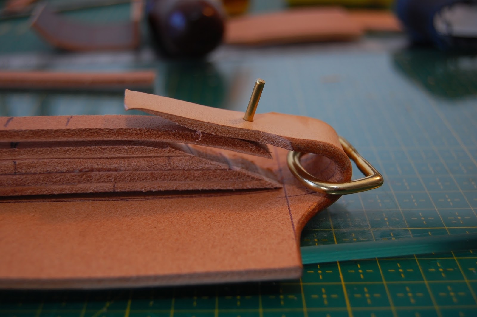 Andersen leather Briefcase handle