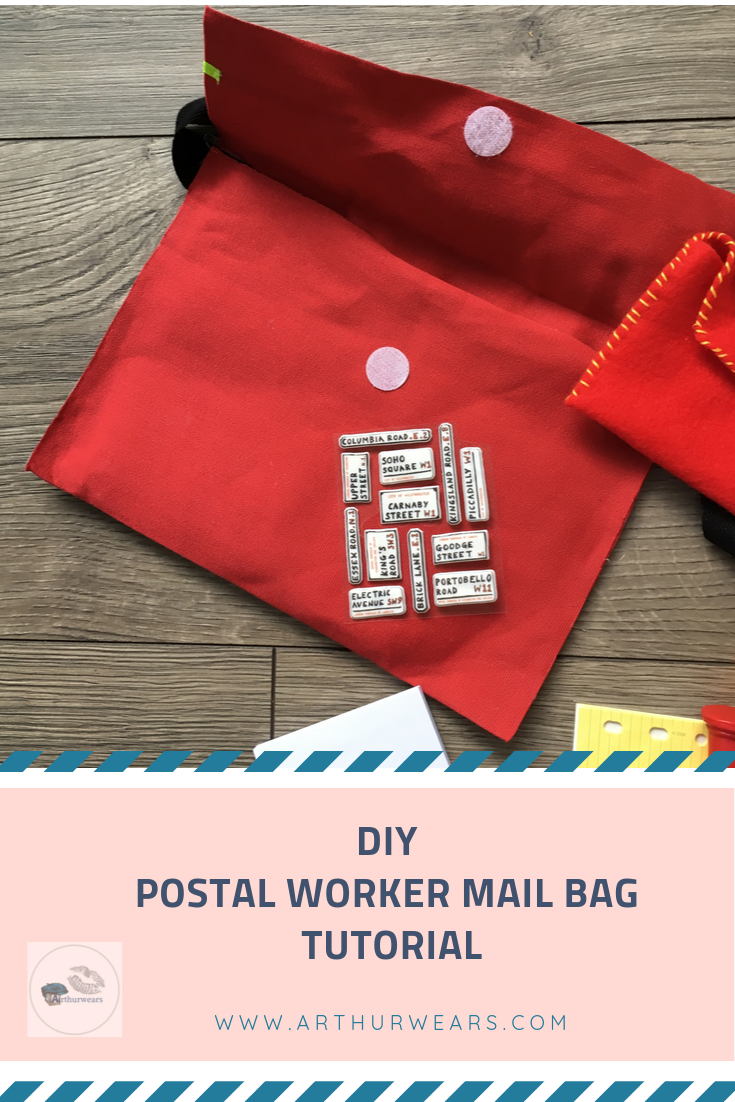 Arthurwears Role Play Postman Mail Bag TUTORIAL