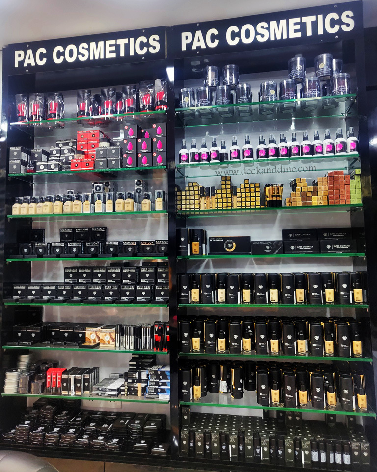 PAC Store PAC Cosmetics Kolkata Address and Top / Best Products Deck and Dine