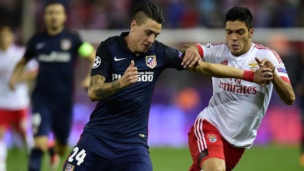 El Atlético de Madrid sale derrota contra el Benfica (1-2)