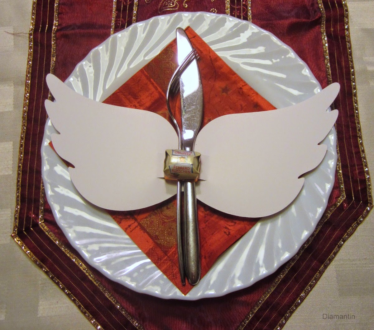 Diamantin´s Hobbywelt WeihnachtsTischdeko