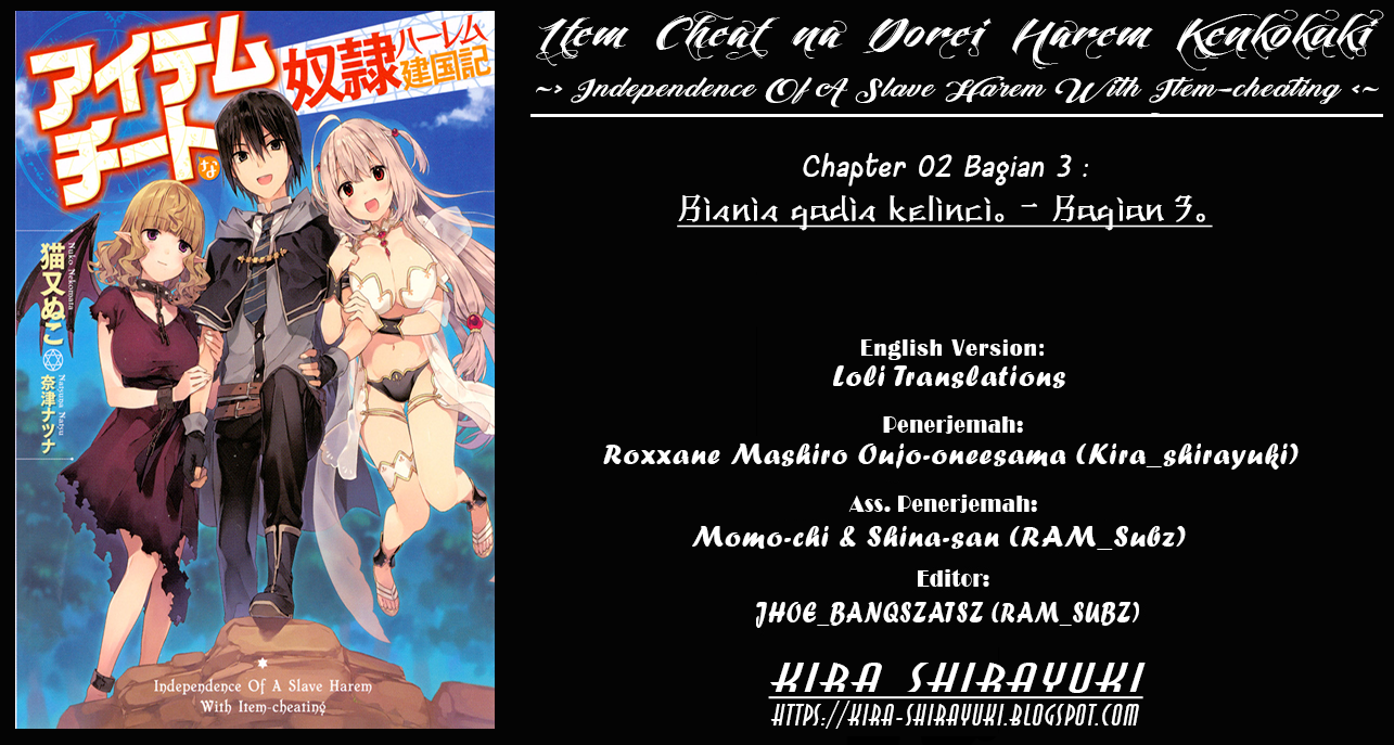 Item Cheat Na Dorei Harem Kenkokuki Scan Vf