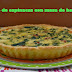 Quiche de espinacas con masa de hojaldre sin lactosa