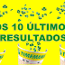 Os 10 últimos resultados da timemania