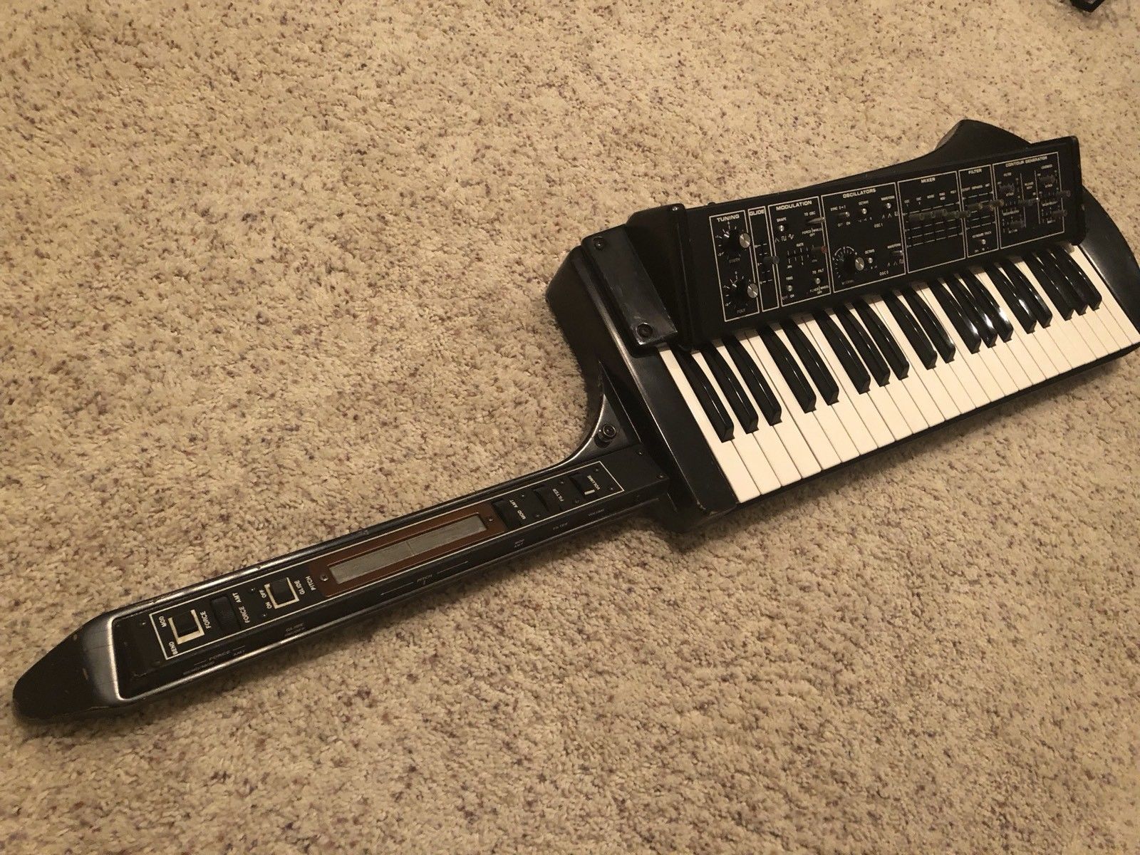MATRIXSYNTH Vintage 1980's Moog Liberation Keytar/Synthesizer and Interface