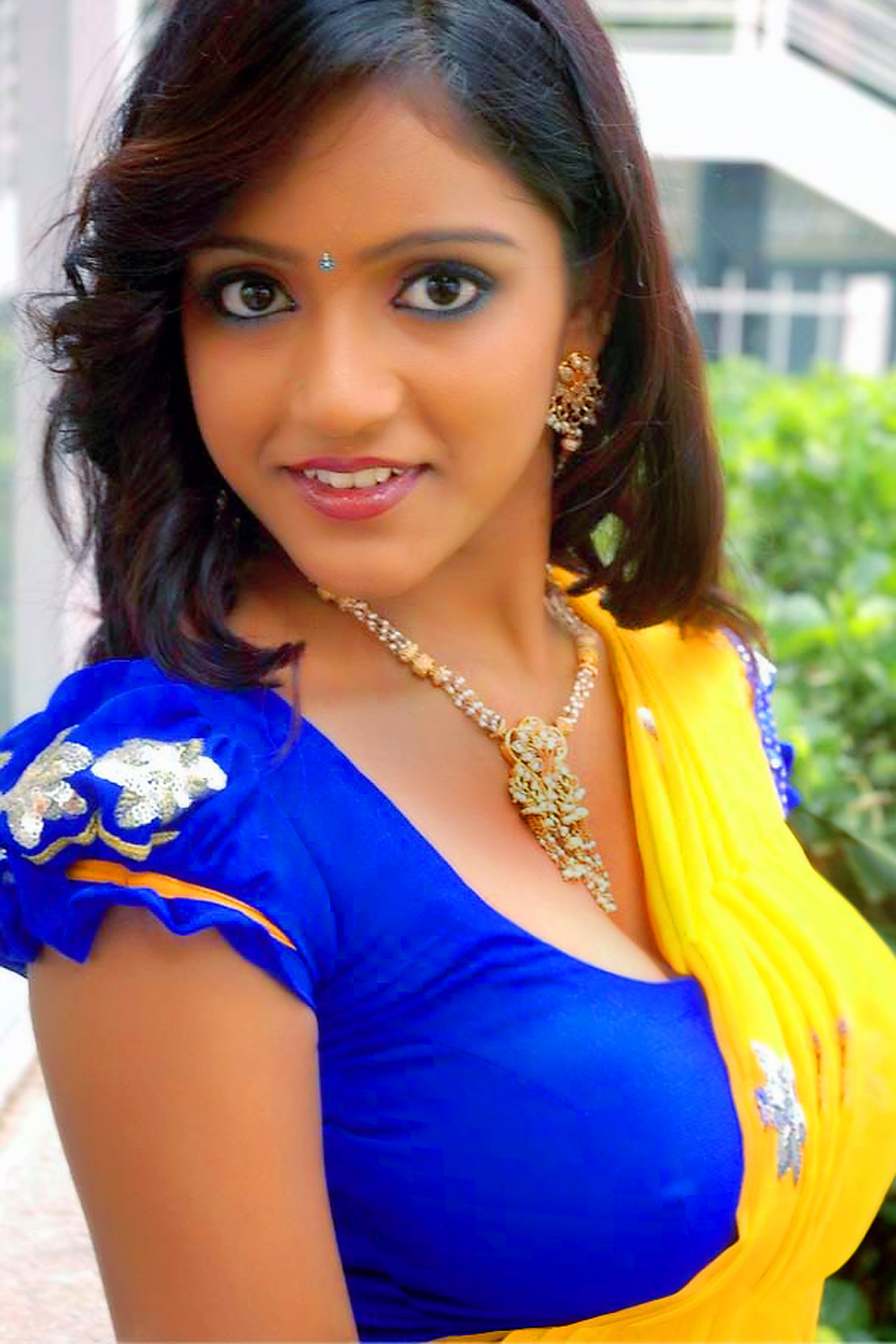 South Indian Actress Keerthi Hq Saree Hot Unseen Big Photo South Film