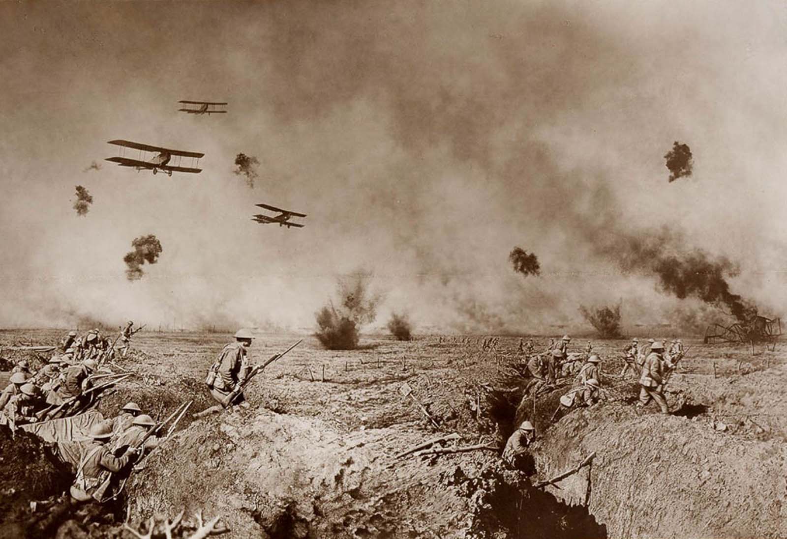 Western front photographs frank hurley