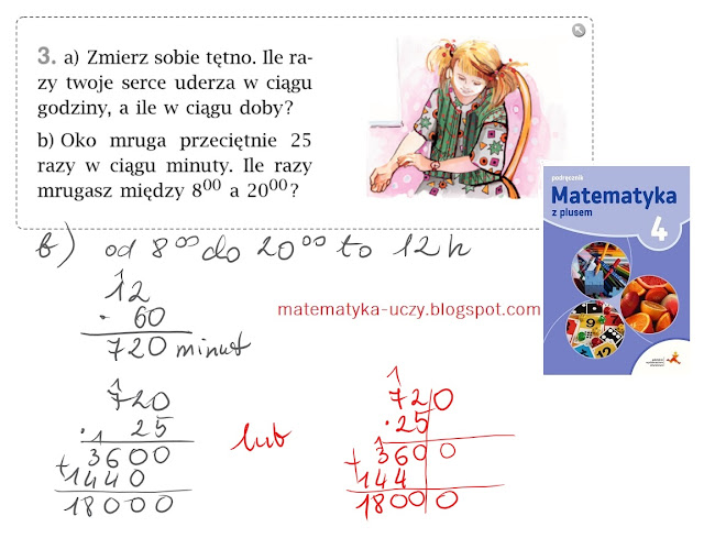 Zad. 2, 3 str. 104 "Matematyka z plusem 4" Mnożenie pisemne przez liczby wielocyfrowych